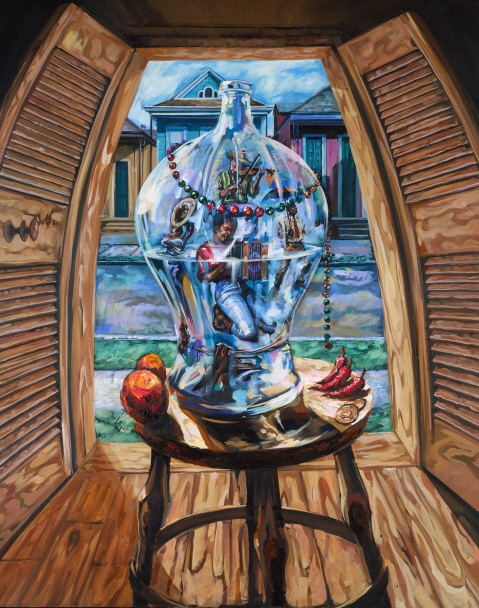 Louisiana Still Life by Marcus Akinlana | Limited edition giclee on canvas. Louisiana Still Life